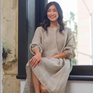 Citadine Linen Dress in Ruth style